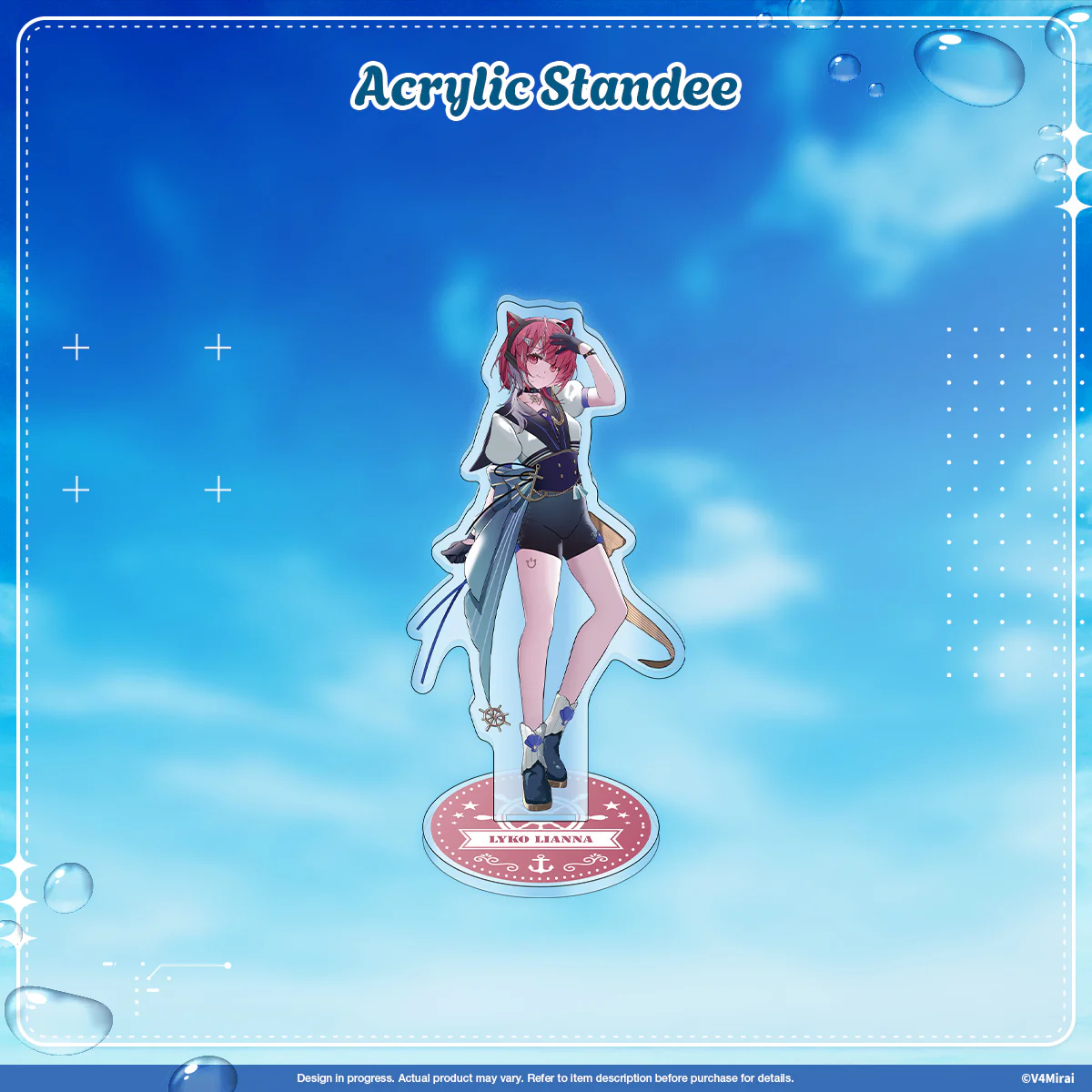 V4Mirai 2nd Anniversary Merch - Acrylic Standee - Image 8