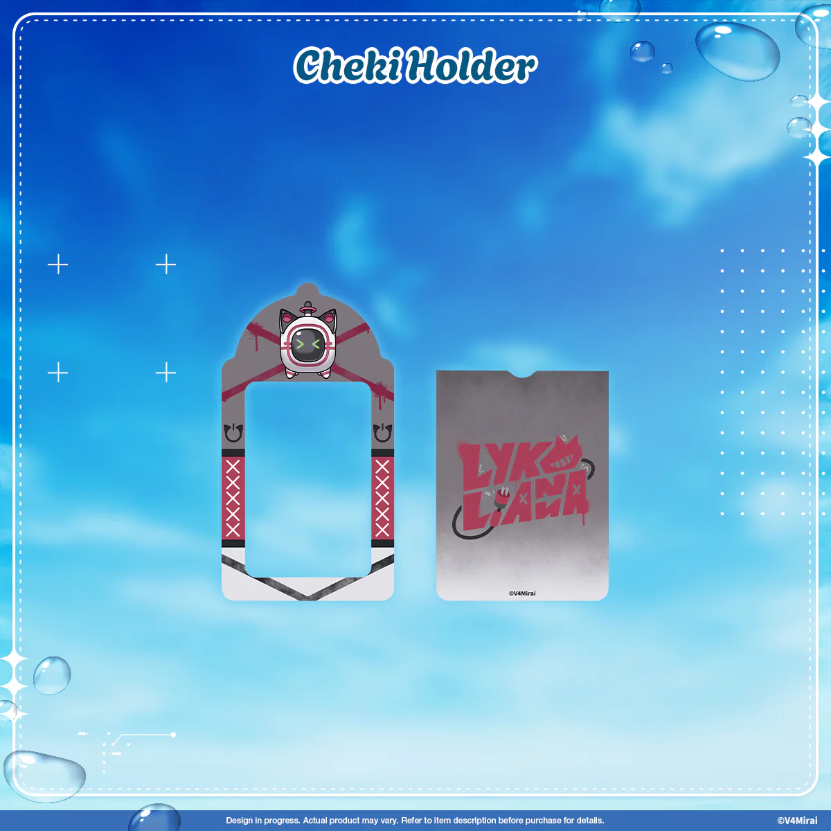 V4Mirai 2nd Anniversary Merch - Cheki Holder - Image 9