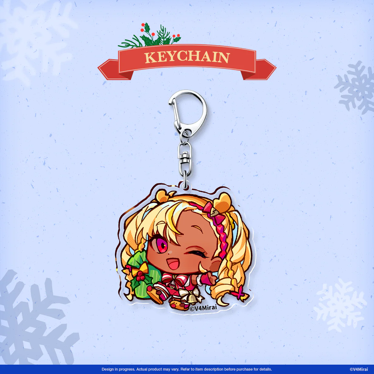 Acrylic Keychain - V4Advent Calendar Merch - Image 2