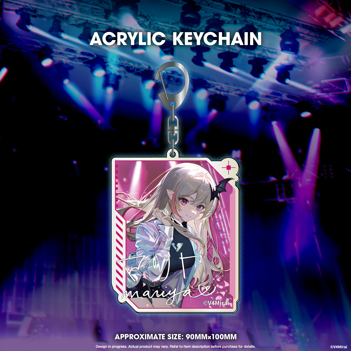 V4Mirai 1st Year Anniversary Merch - Acrylic Keychain - Image 3