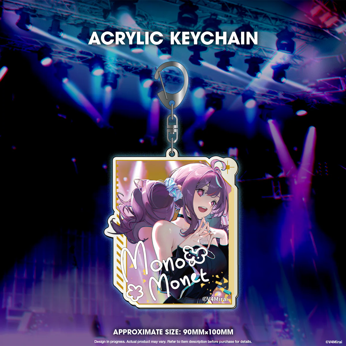 V4Mirai 1st Year Anniversary Merch - Acrylic Keychain - Image 4