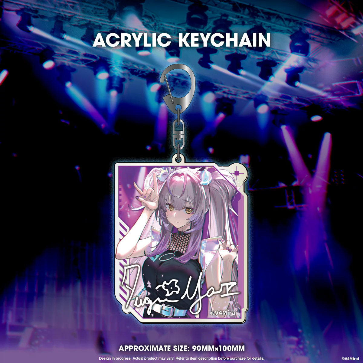 V4Mirai 1st Year Anniversary Merch - Acrylic Keychain - Image 5