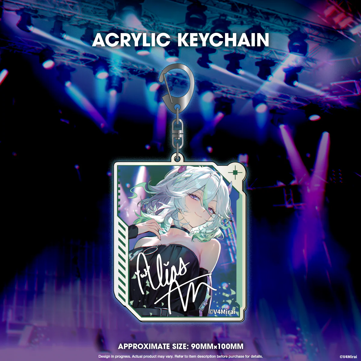 V4Mirai 1st Year Anniversary Merch - Acrylic Keychain - Image 6