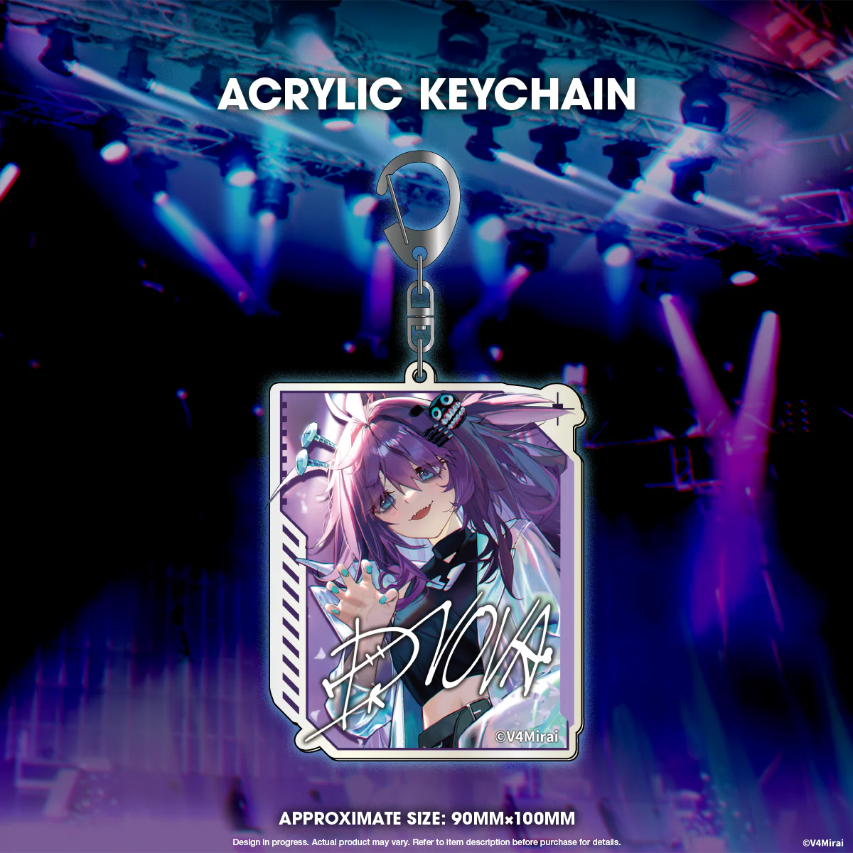 V4Mirai 1st Year Anniversary Merch - Acrylic Keychain - Image 7