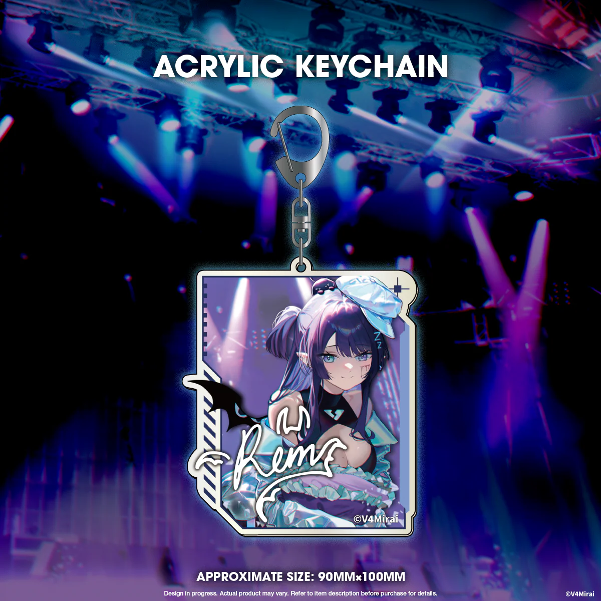 V4Mirai 1st Year Anniversary Merch - Acrylic Keychain - Image 8