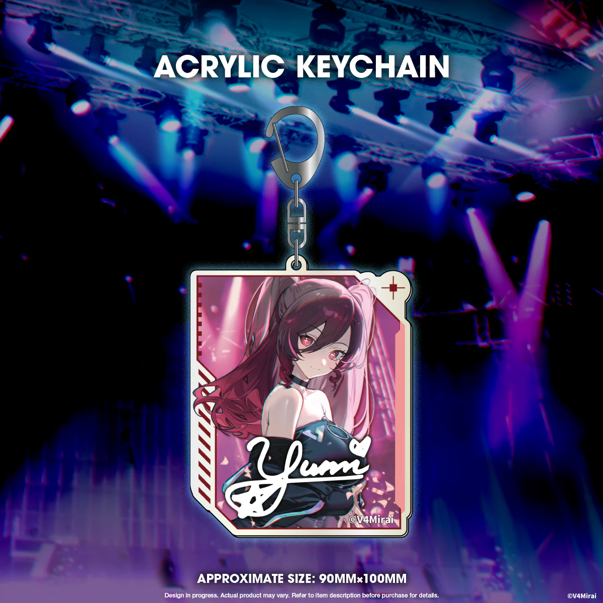 V4Mirai 1st Year Anniversary Merch - Acrylic Keychain - Image 9