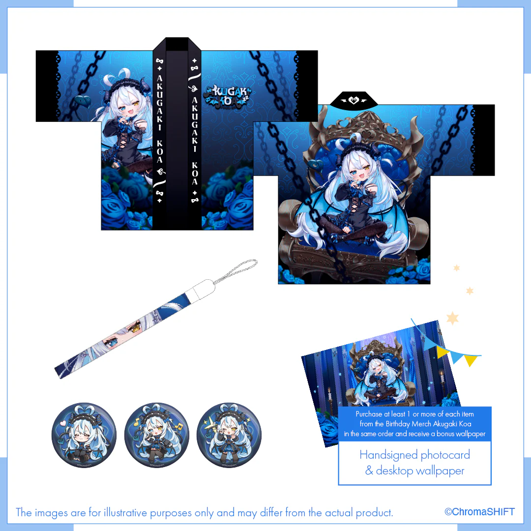 Akugaki Koa Birthday Merch 2025 - Image 2