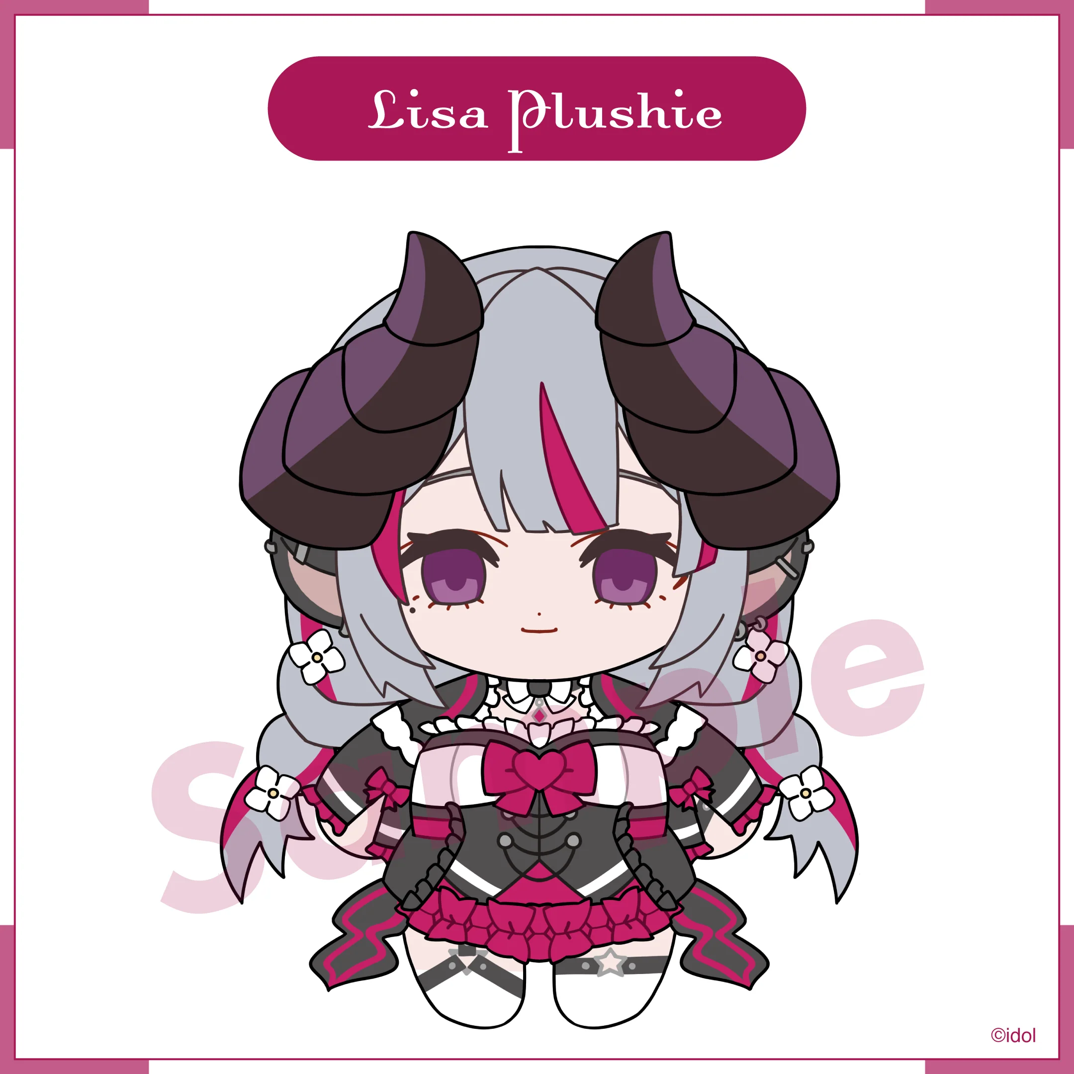 Chikafuji Lisa Crowdfunded Plushie