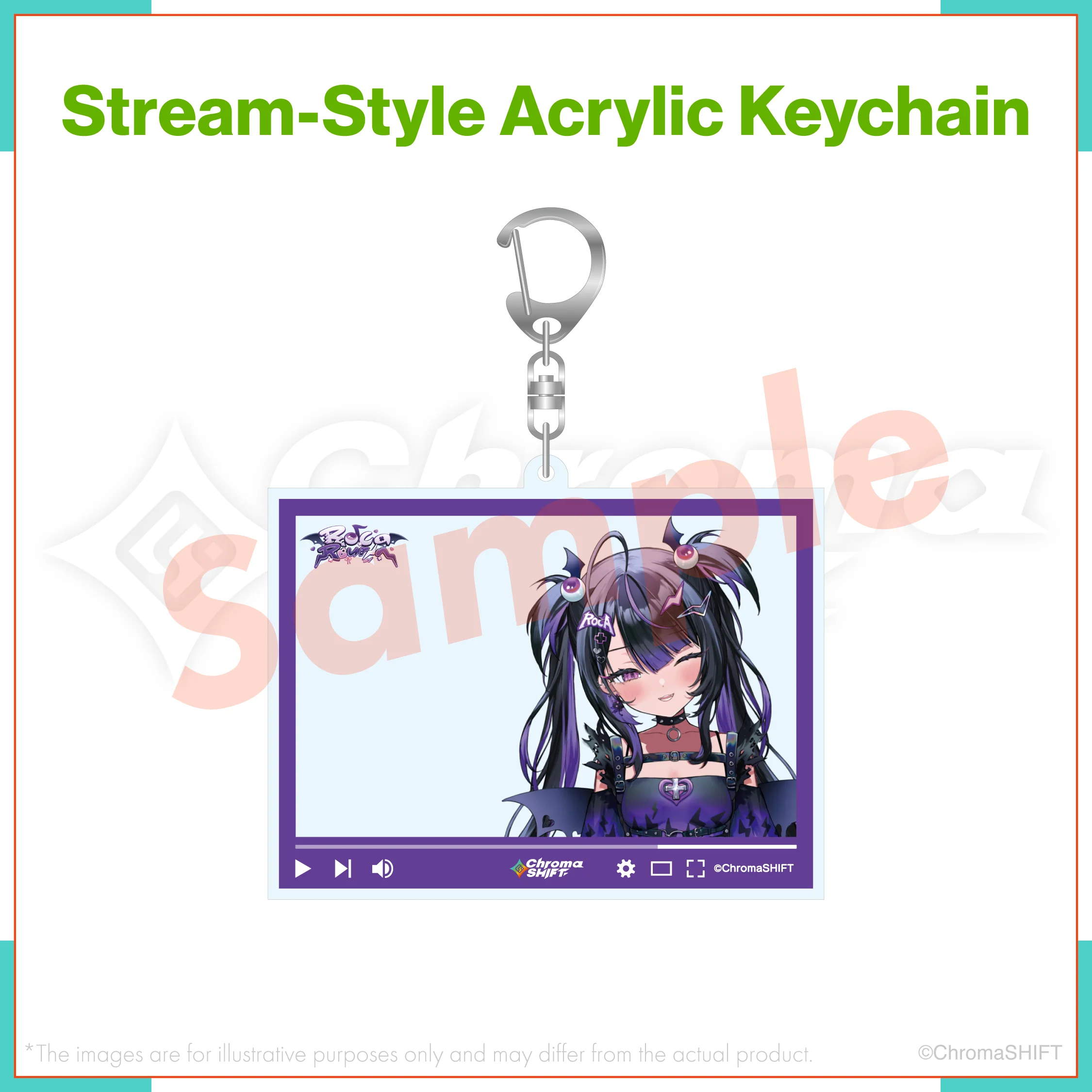 ChromaSHIFT Regular Collection - Stream-Style Acrylic Keychain - Image 10