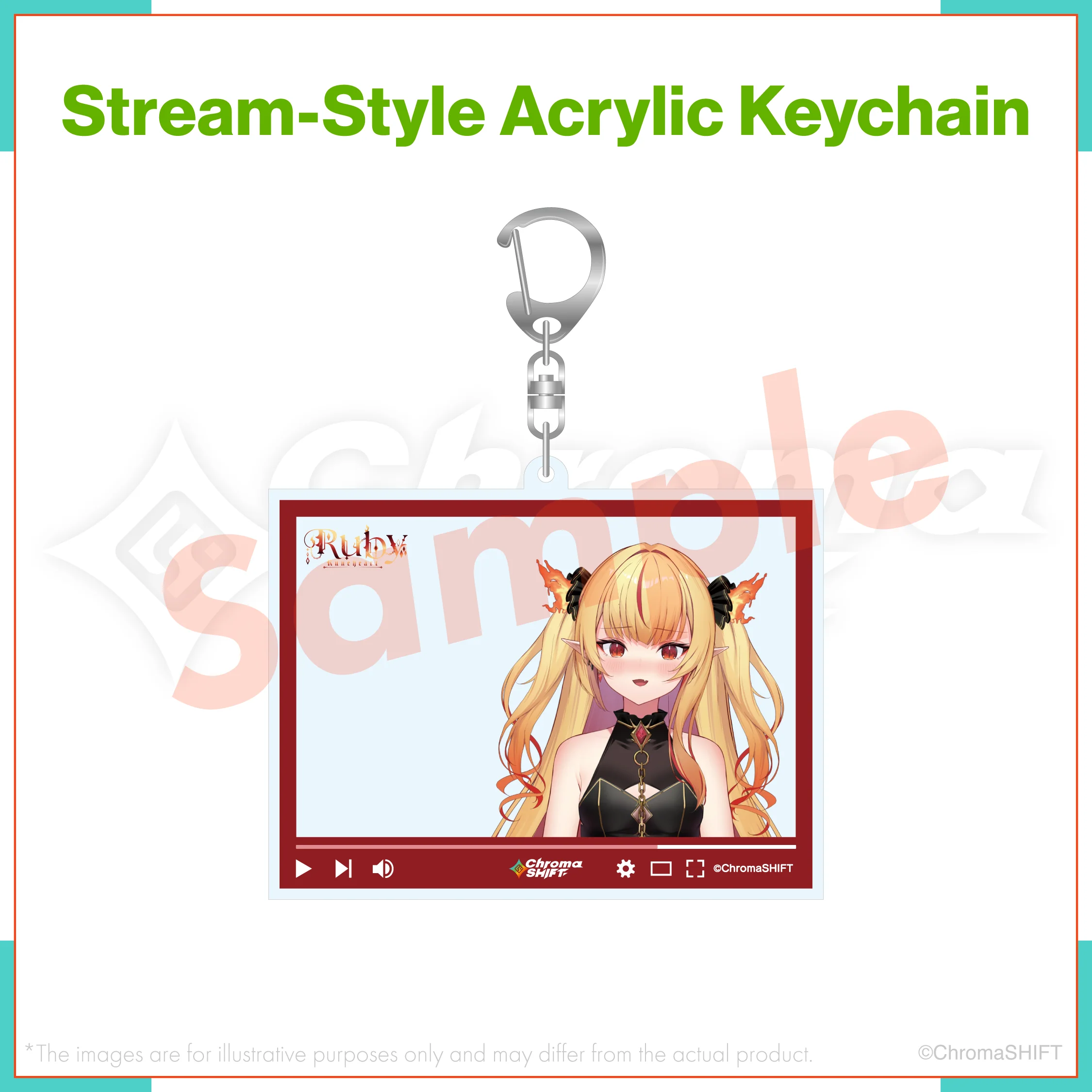 ChromaSHIFT Regular Collection - Stream-Style Acrylic Keychain - Image 11