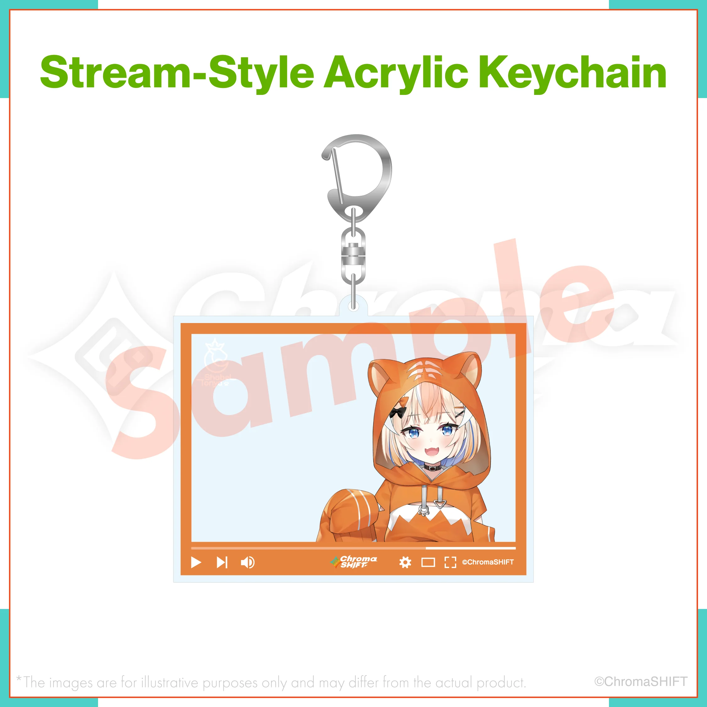 ChromaSHIFT Regular Collection - Stream-Style Acrylic Keychain - Image 12