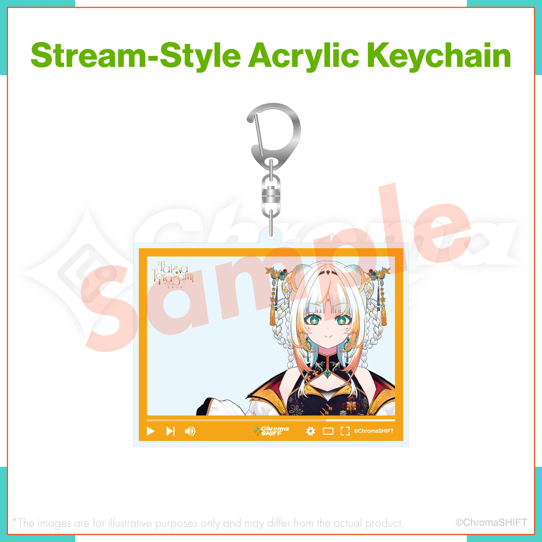 ChromaSHIFT Regular Collection - Stream-Style Acrylic Keychain - Image 13