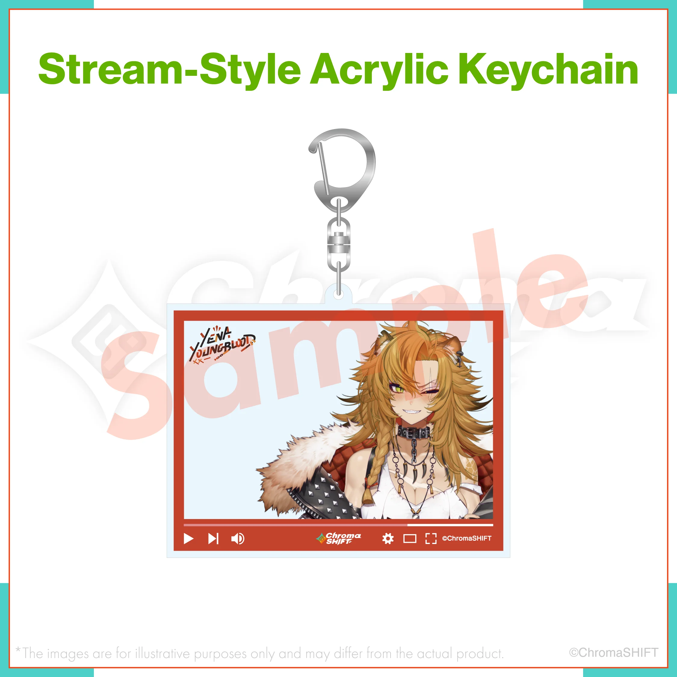 ChromaSHIFT Regular Collection - Stream-Style Acrylic Keychain - Image 14