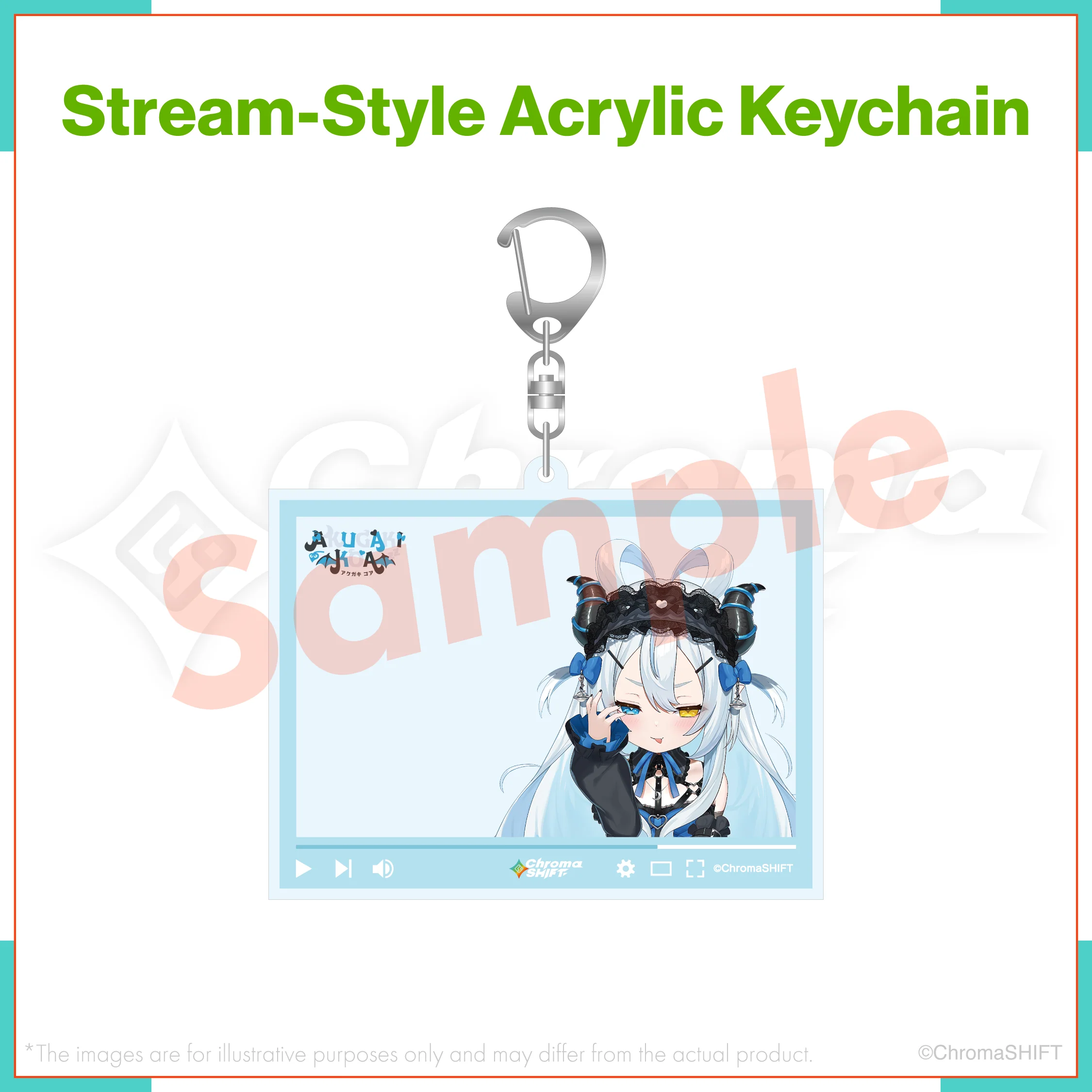 ChromaSHIFT Regular Collection - Stream-Style Acrylic Keychain - Image 5