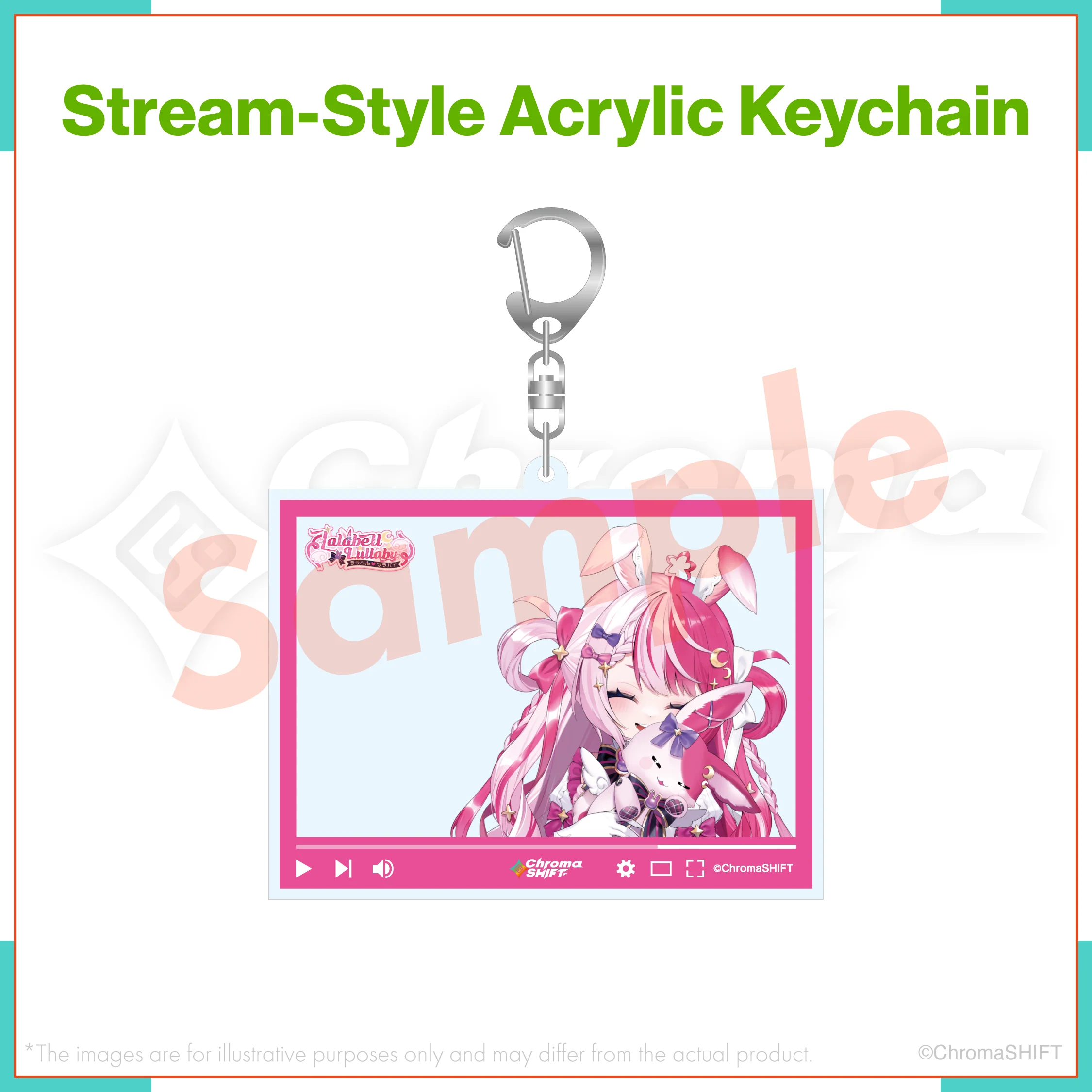 ChromaSHIFT Regular Collection - Stream-Style Acrylic Keychain - Image 6