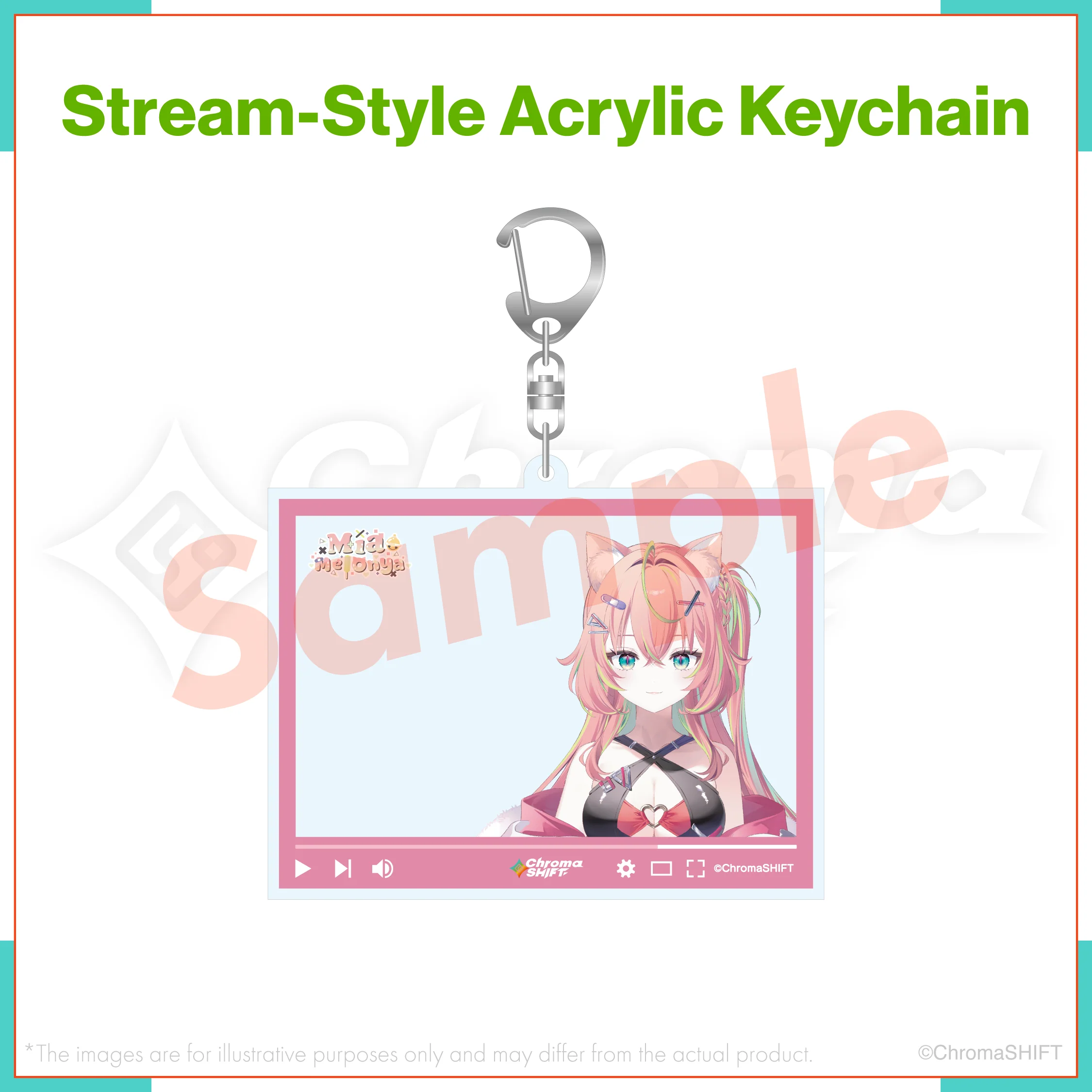ChromaSHIFT Regular Collection - Stream-Style Acrylic Keychain - Image 7