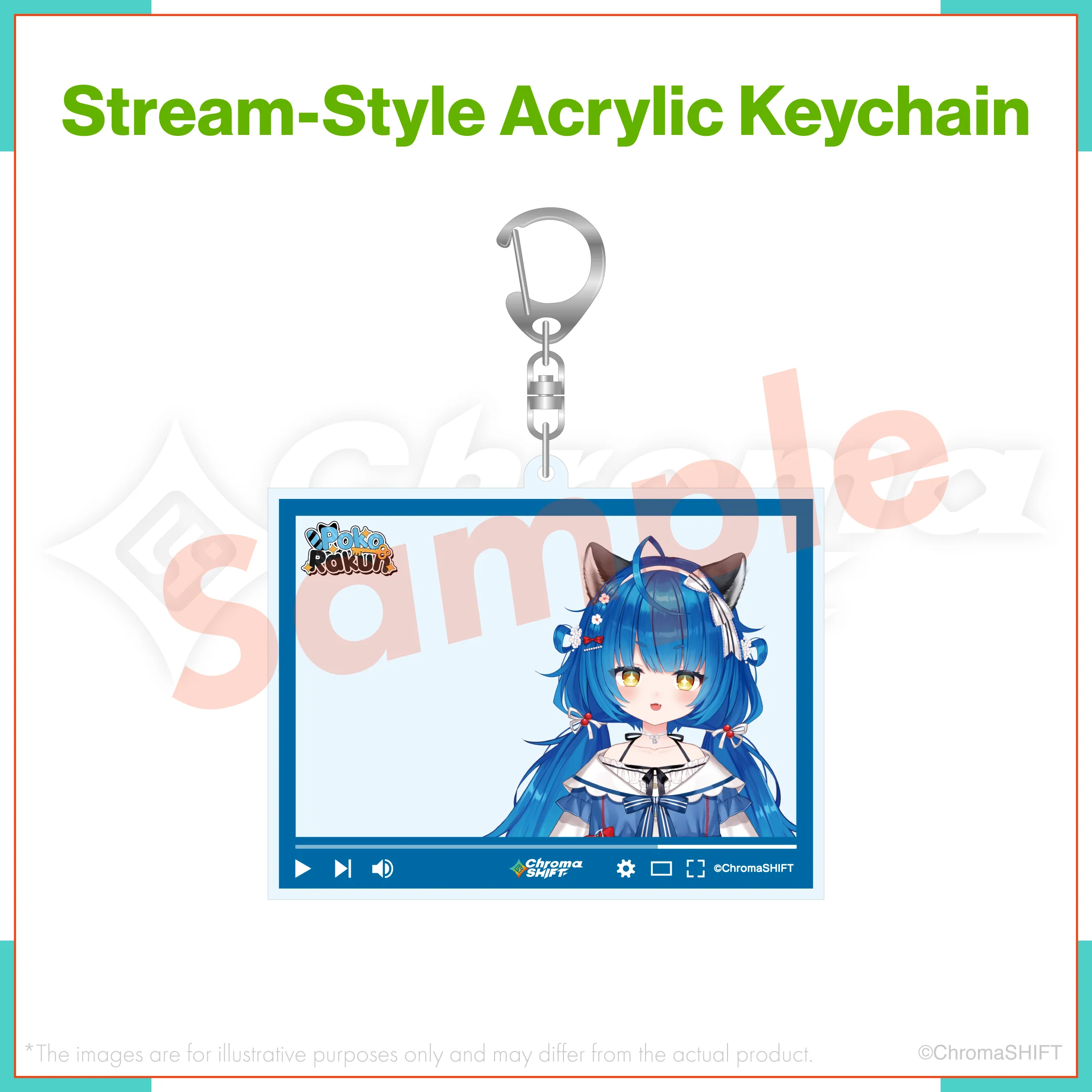 ChromaSHIFT Regular Collection - Stream-Style Acrylic Keychain - Image 8