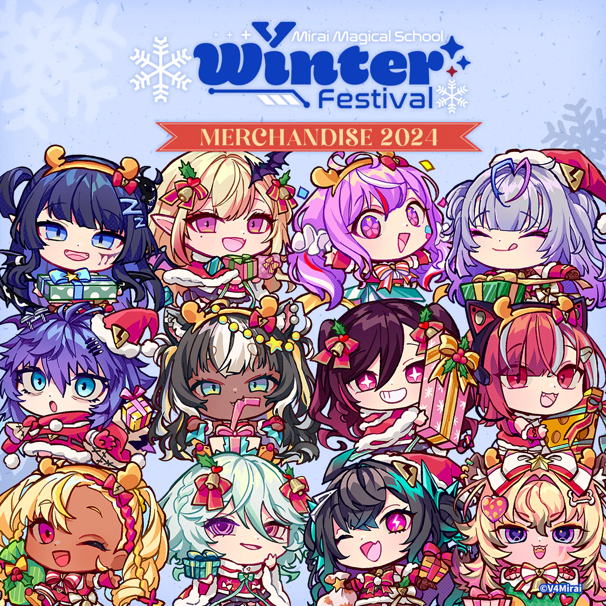 Christmas B2 Tapestry - V4Advent Calendar Merch - Image 3