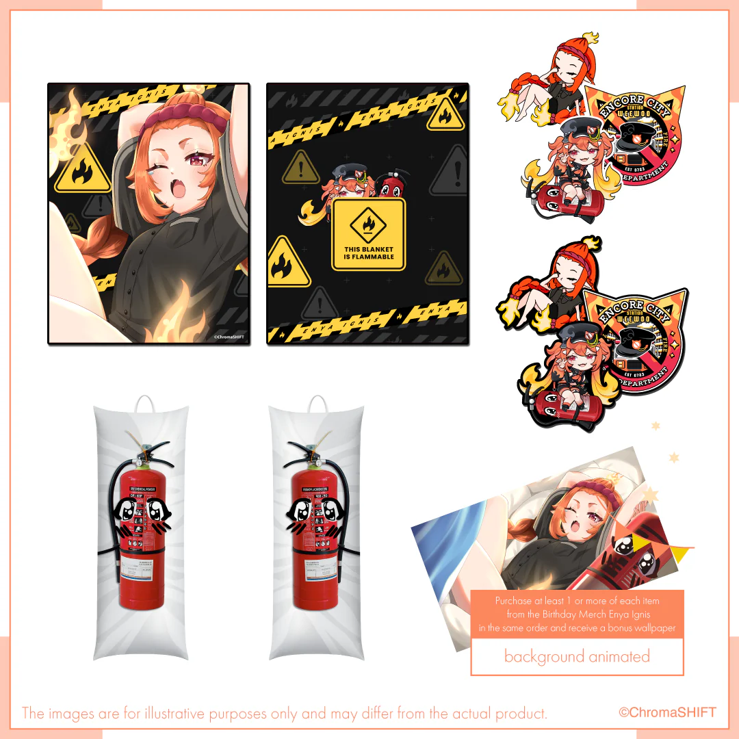 Enya Ignis Birthday Merch 2025 - Image 2