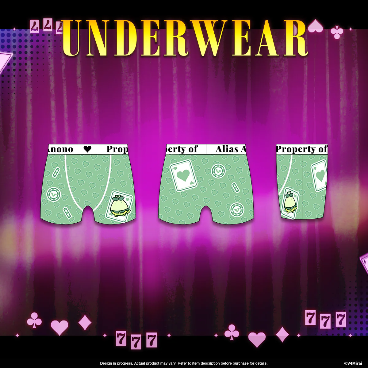 Lunalia 2nd Anniversary Merch - Lucky Underwear - Image 2