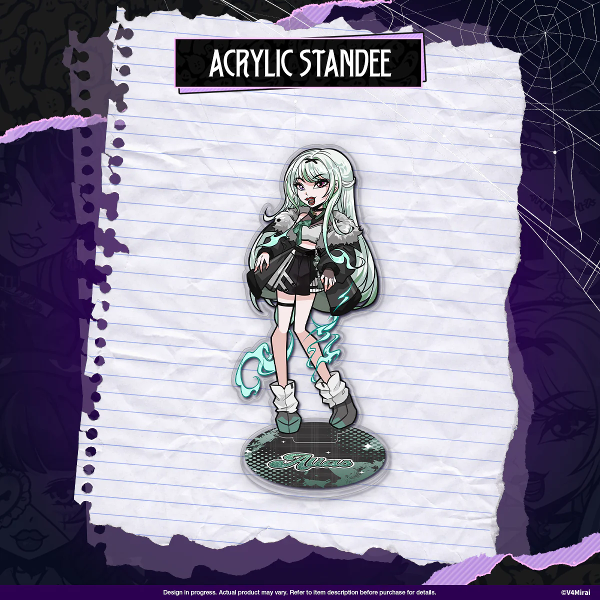 Lunalia Halloween Merch - Acrylic Standee - Image 2