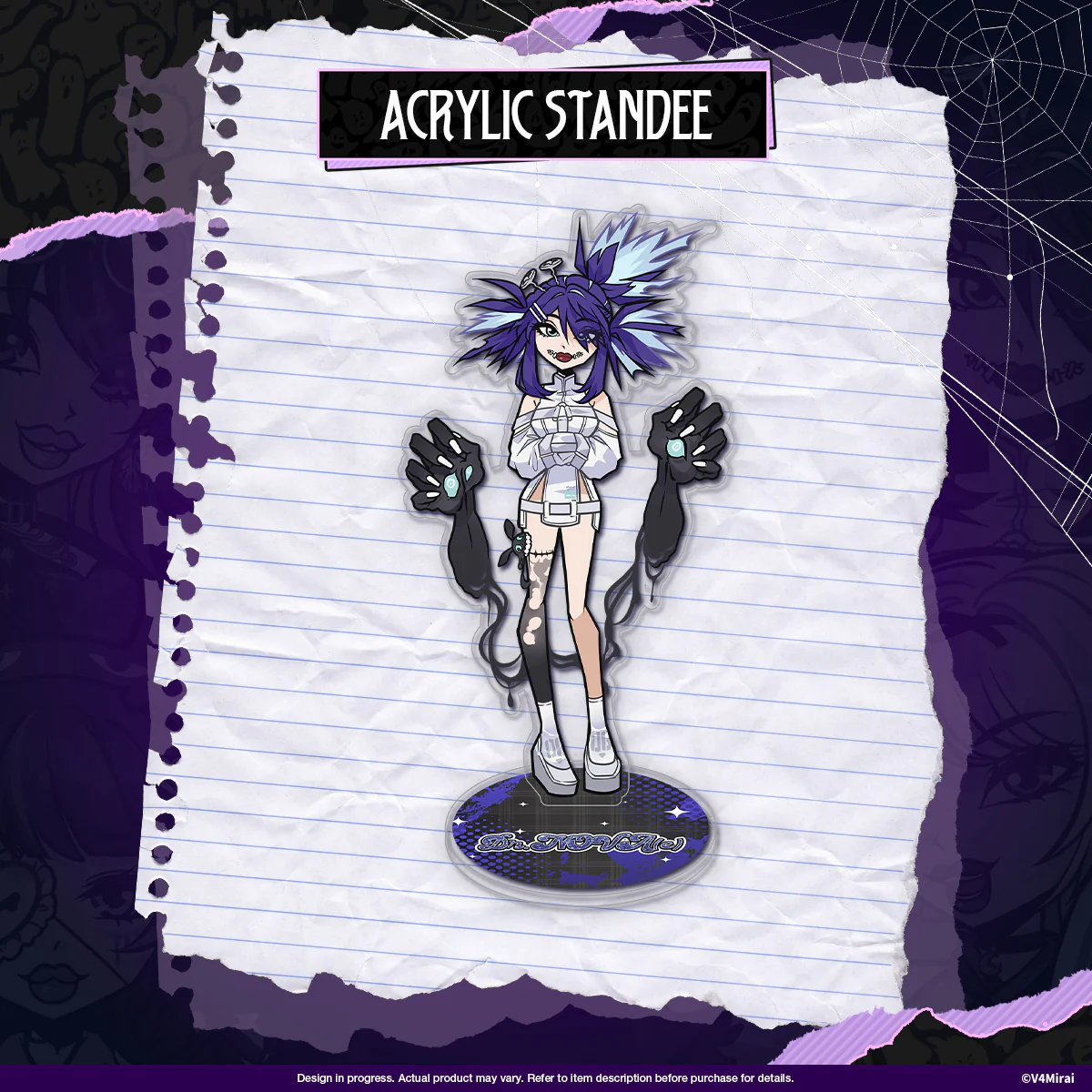 Lunalia Halloween Merch - Acrylic Standee - Image 3