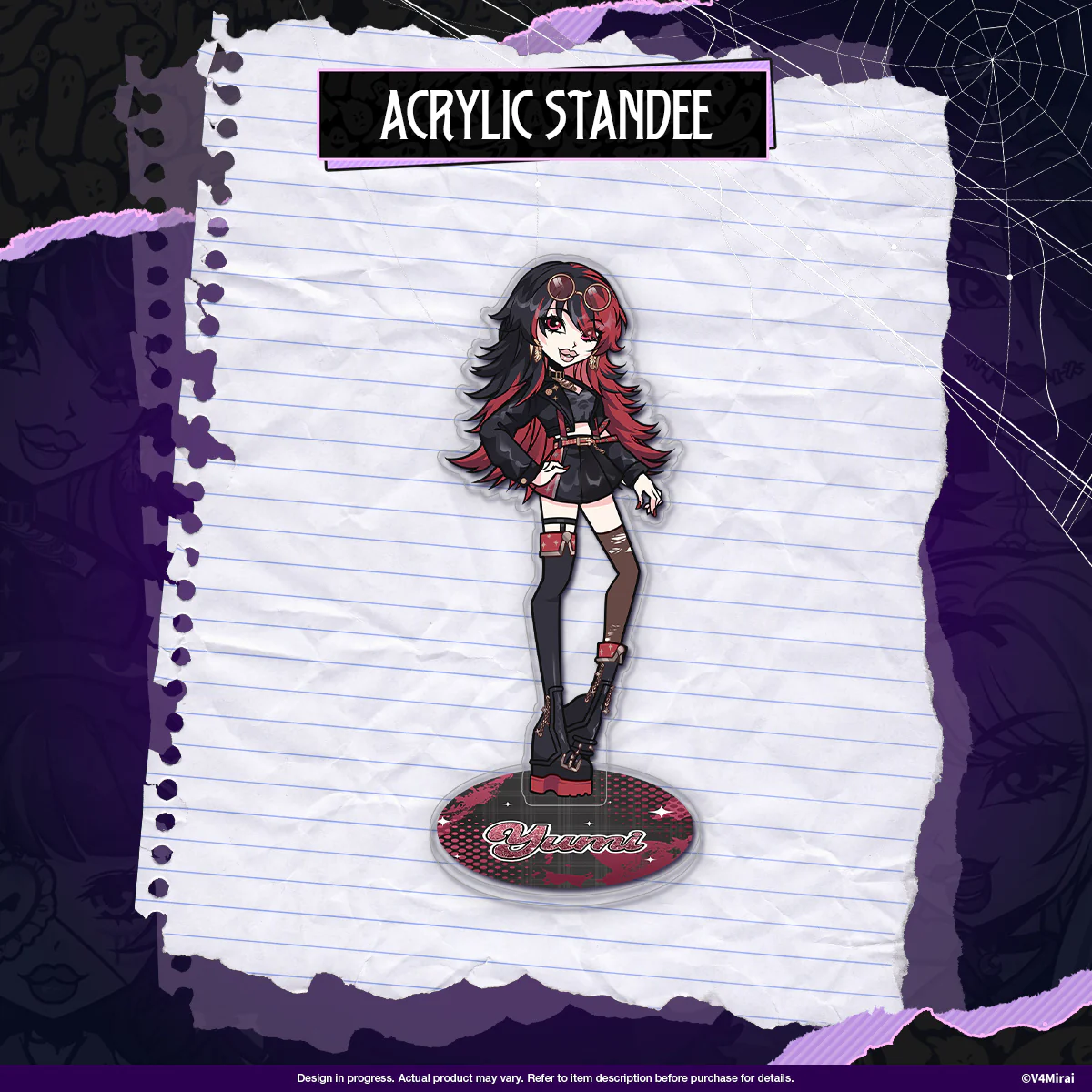 Lunalia Halloween Merch - Acrylic Standee - Image 5