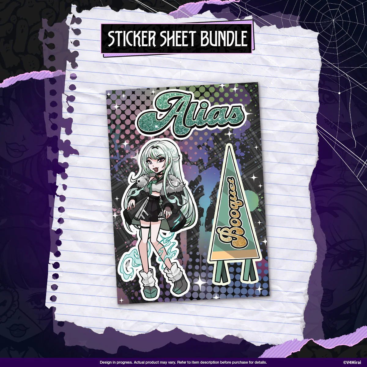 Lunalia Halloween Merch - Sticker Sheet Bundle - Image 2