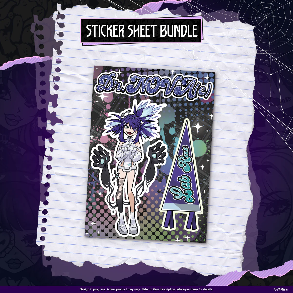 Lunalia Halloween Merch - Sticker Sheet Bundle - Image 3