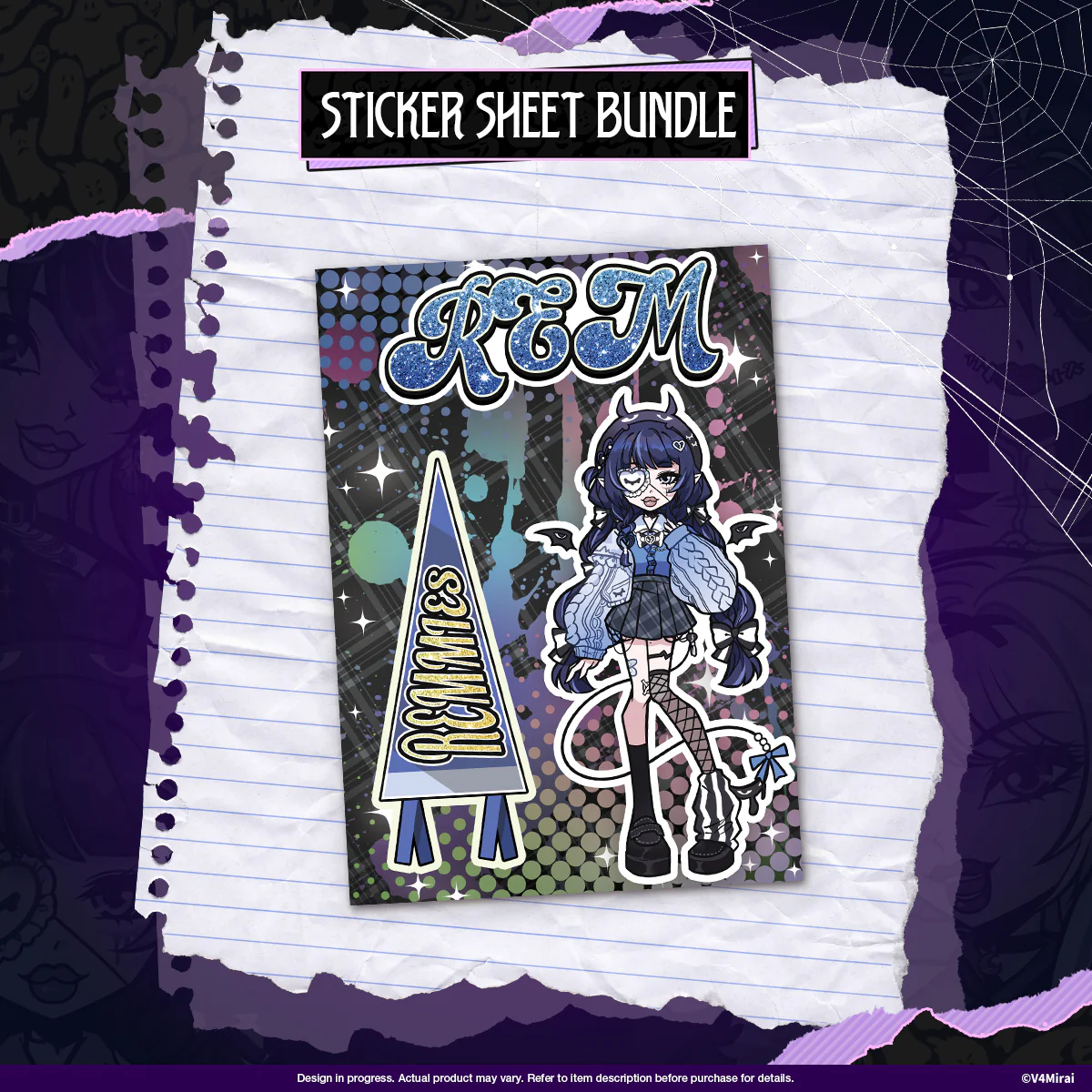 Lunalia Halloween Merch - Sticker Sheet Bundle - Image 4