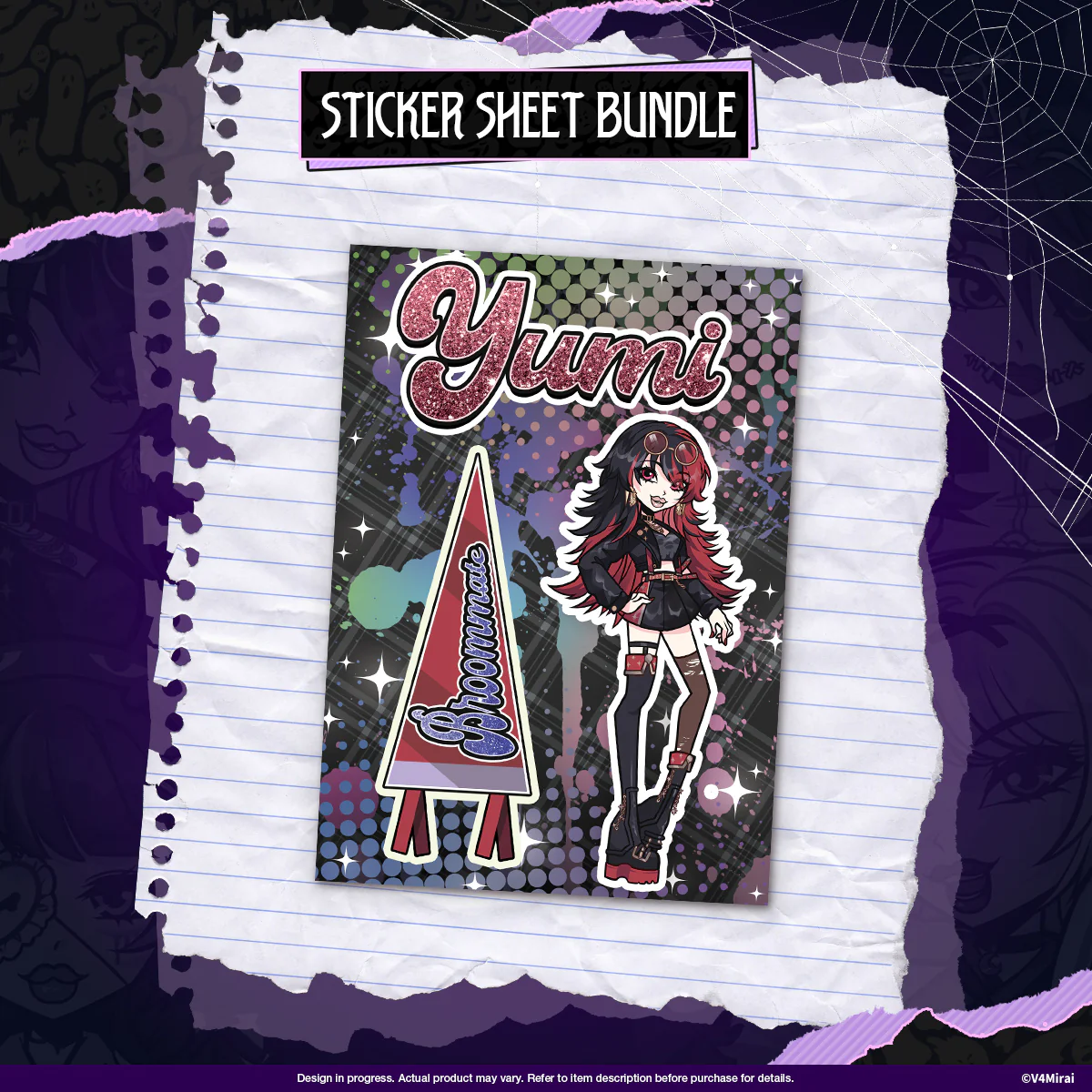 Lunalia Halloween Merch - Sticker Sheet Bundle - Image 5