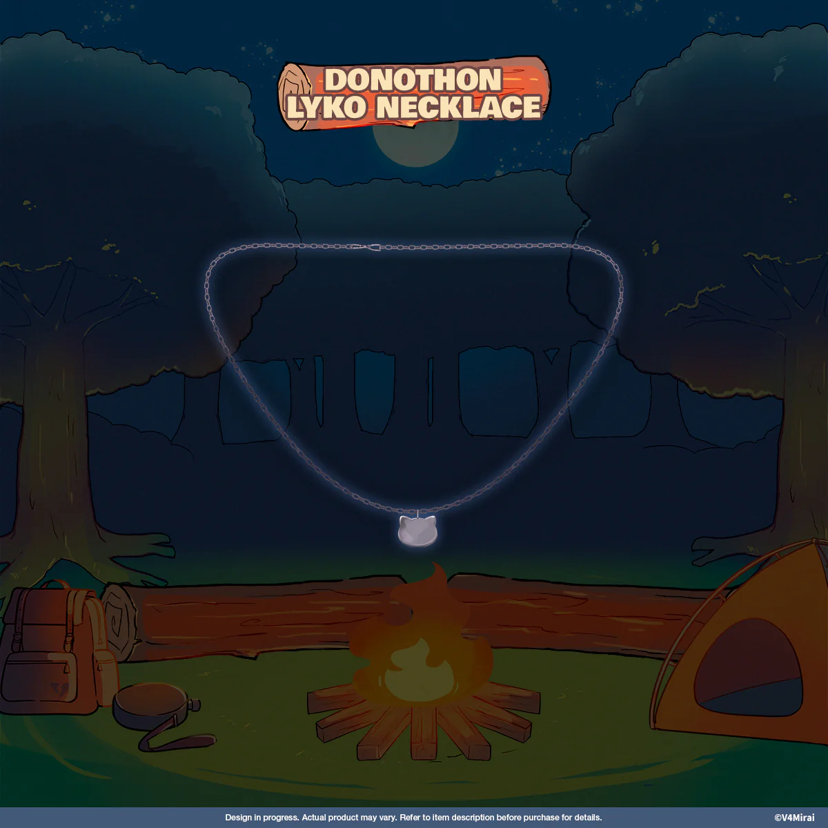 Voltail Summer Camp Merch - Lyko Donothon Necklace