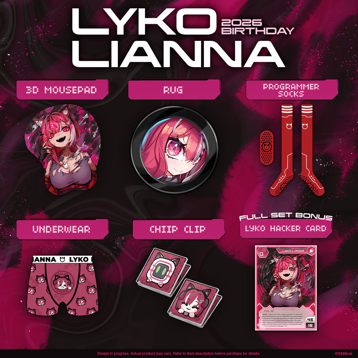 Lyko Lianna Birthday Merch 2026 - Image 2