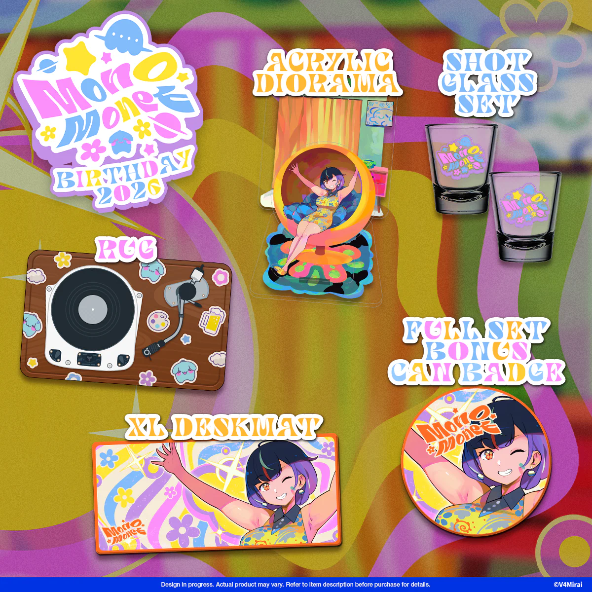 Mono Monet Birthday Merch 2026 - Image 2