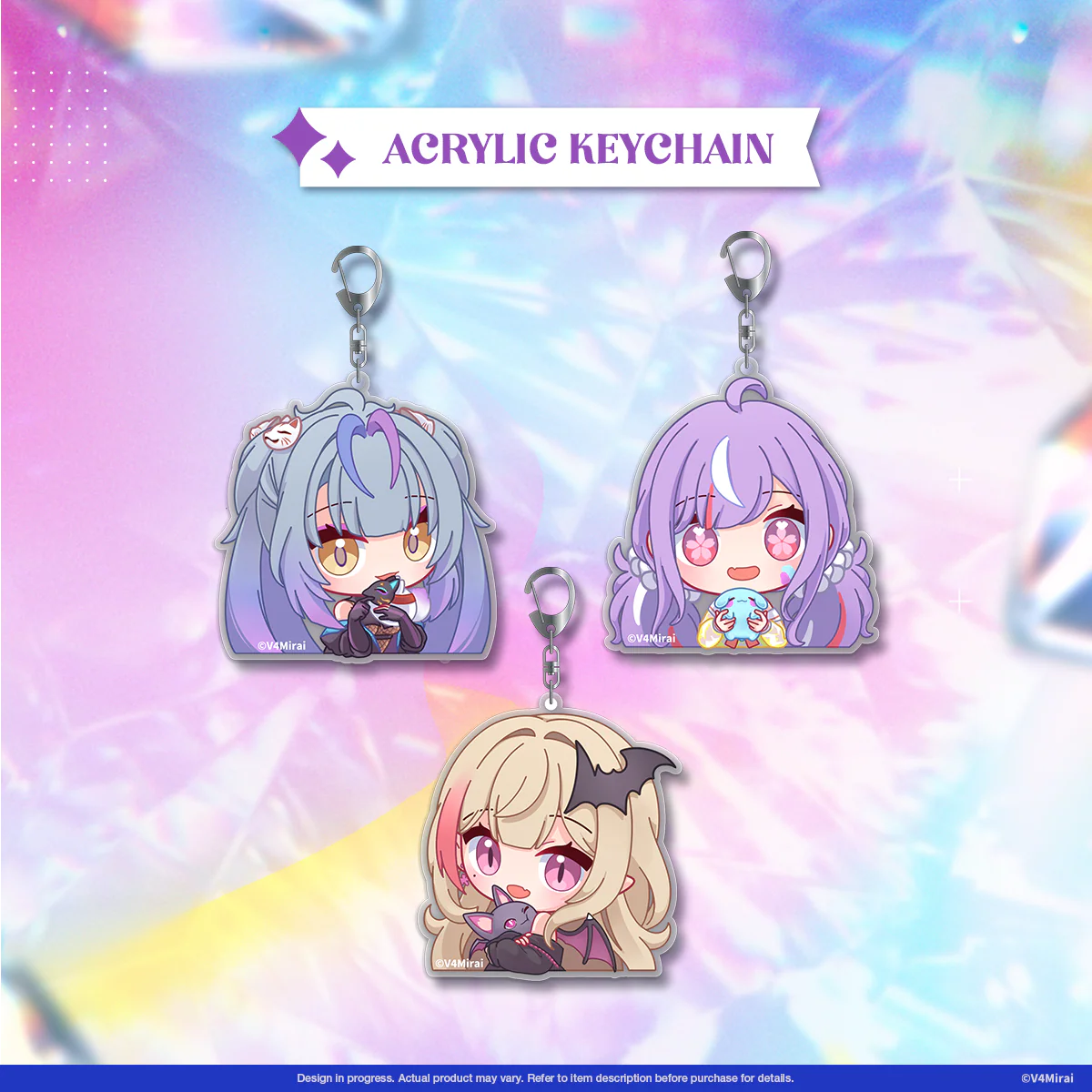 Petalight 1st Anniversary Merch - Petalight Acrylic Keychain