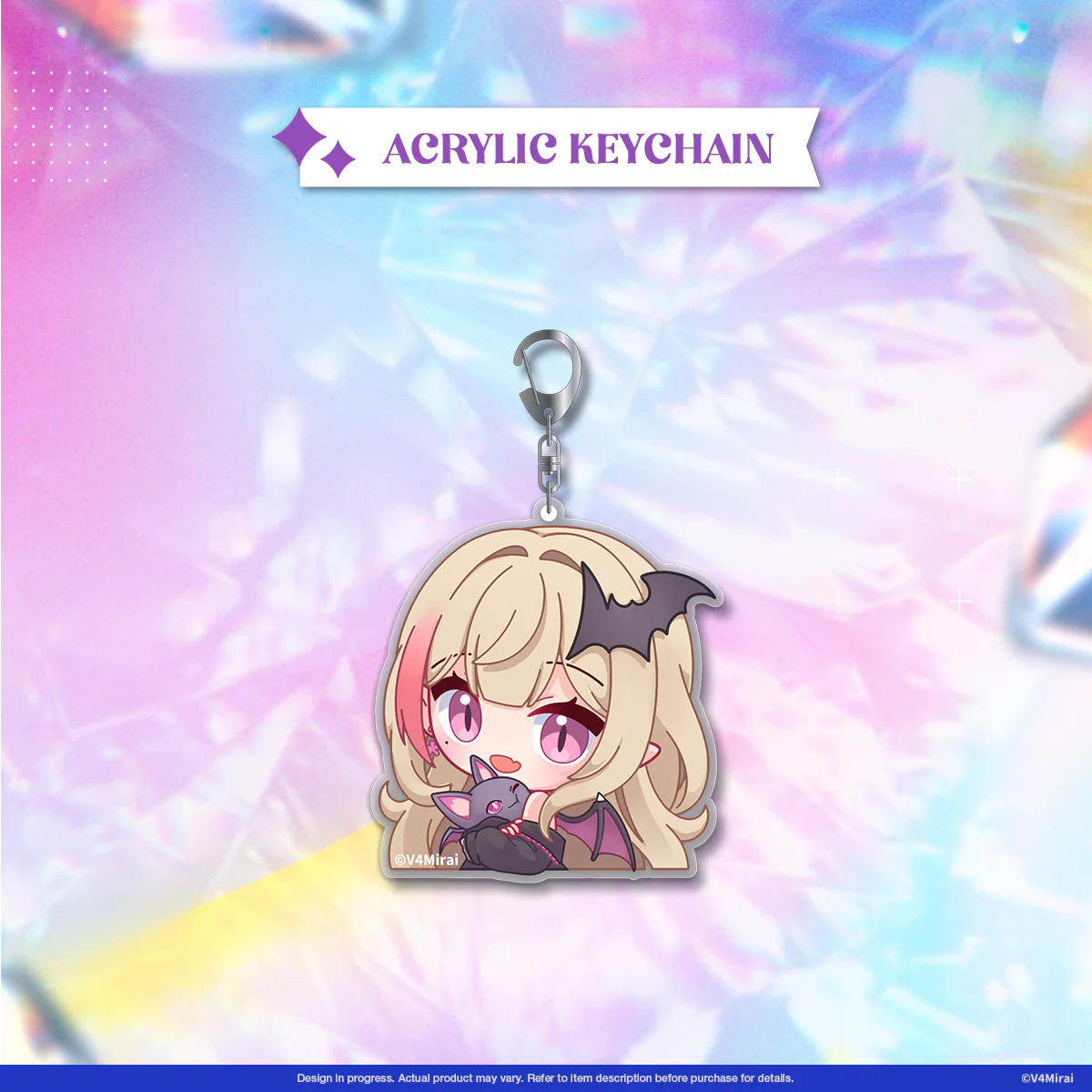 Petalight 1st Anniversary Merch - Petalight Acrylic Keychain - Image 2
