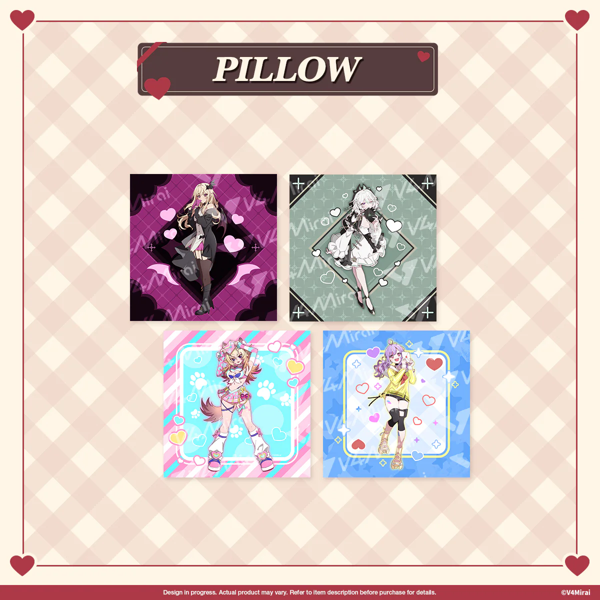 V4 Valentine 2025 - Pillow