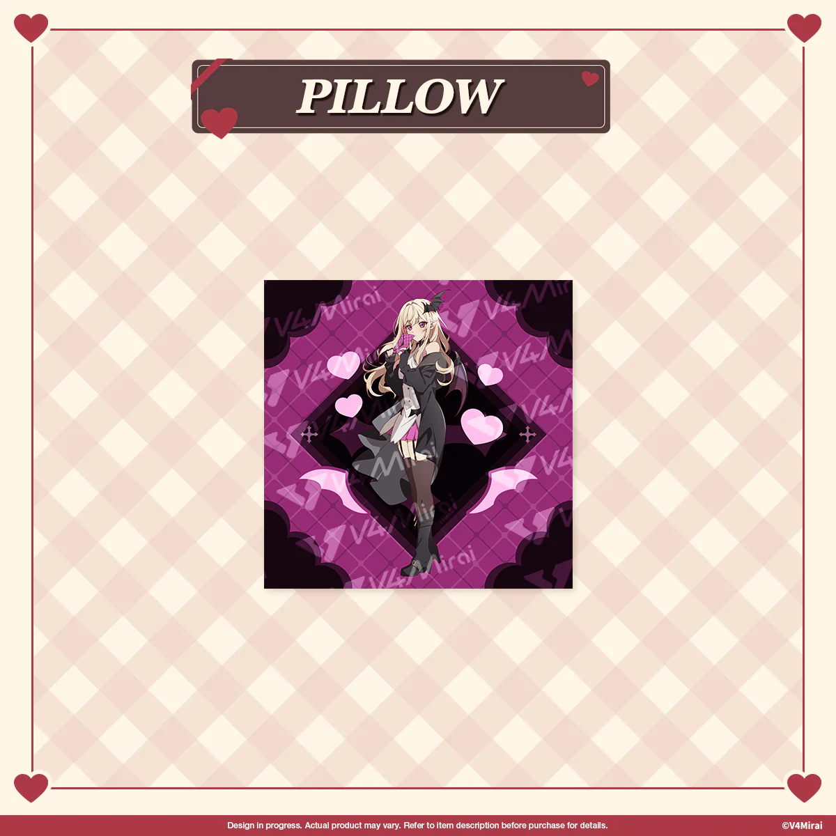 V4 Valentine 2025 - Pillow - Image 2
