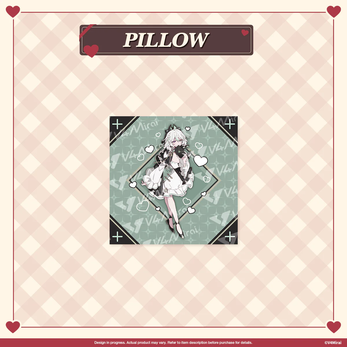 V4 Valentine 2025 - Pillow - Image 4