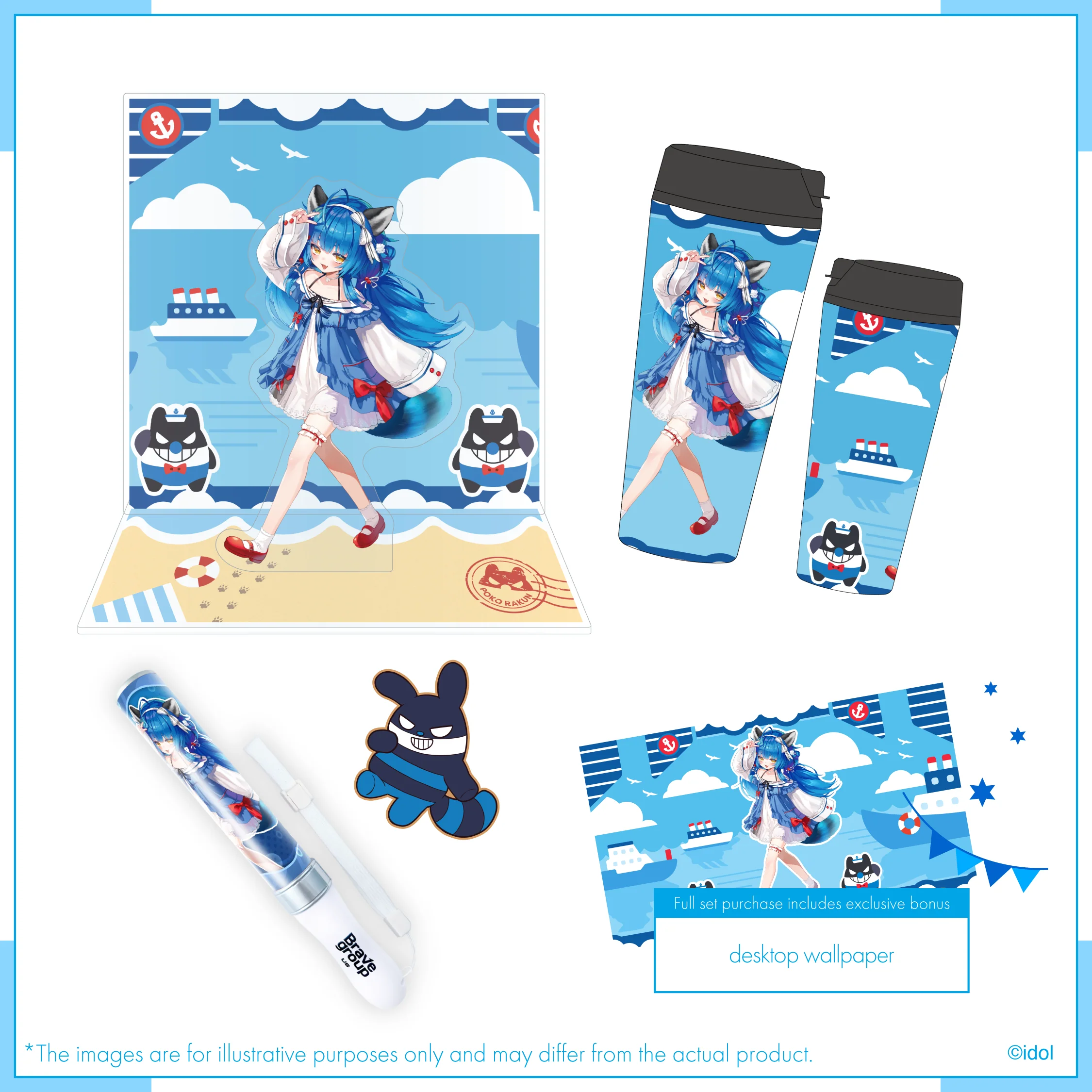 Poko Rakun Second Season Merch - Image 2