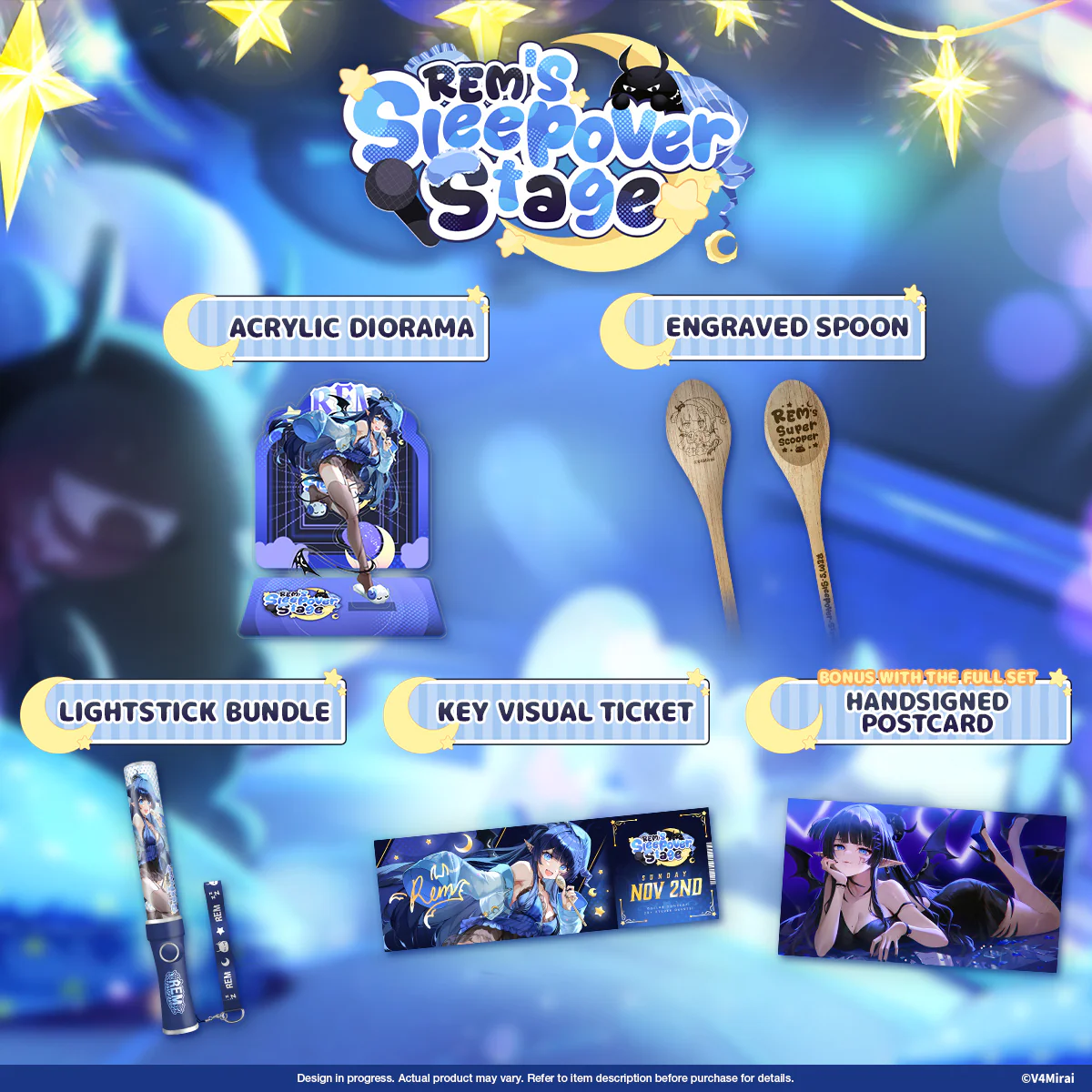 REM Kanashibari Sleepover Stage Merch - Image 2