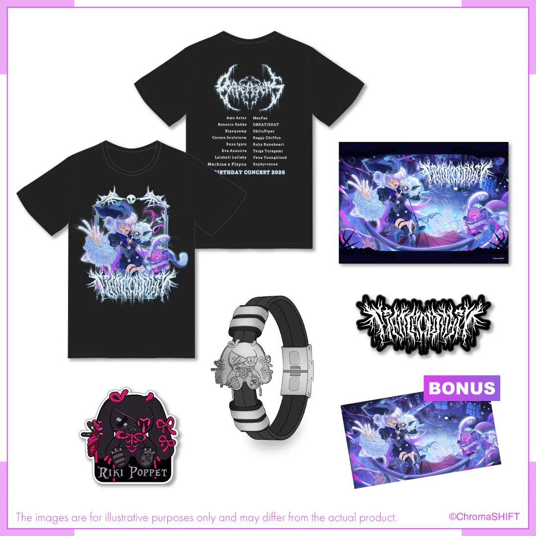 Riki Poppet  Birthday Merch 2026 - Image 2