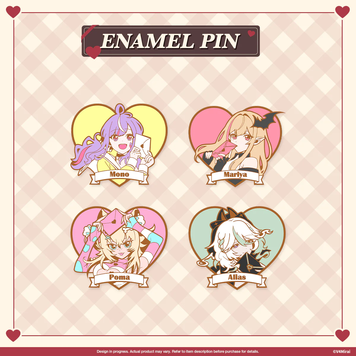 V4 Valentine 2025 - Enamel Pin