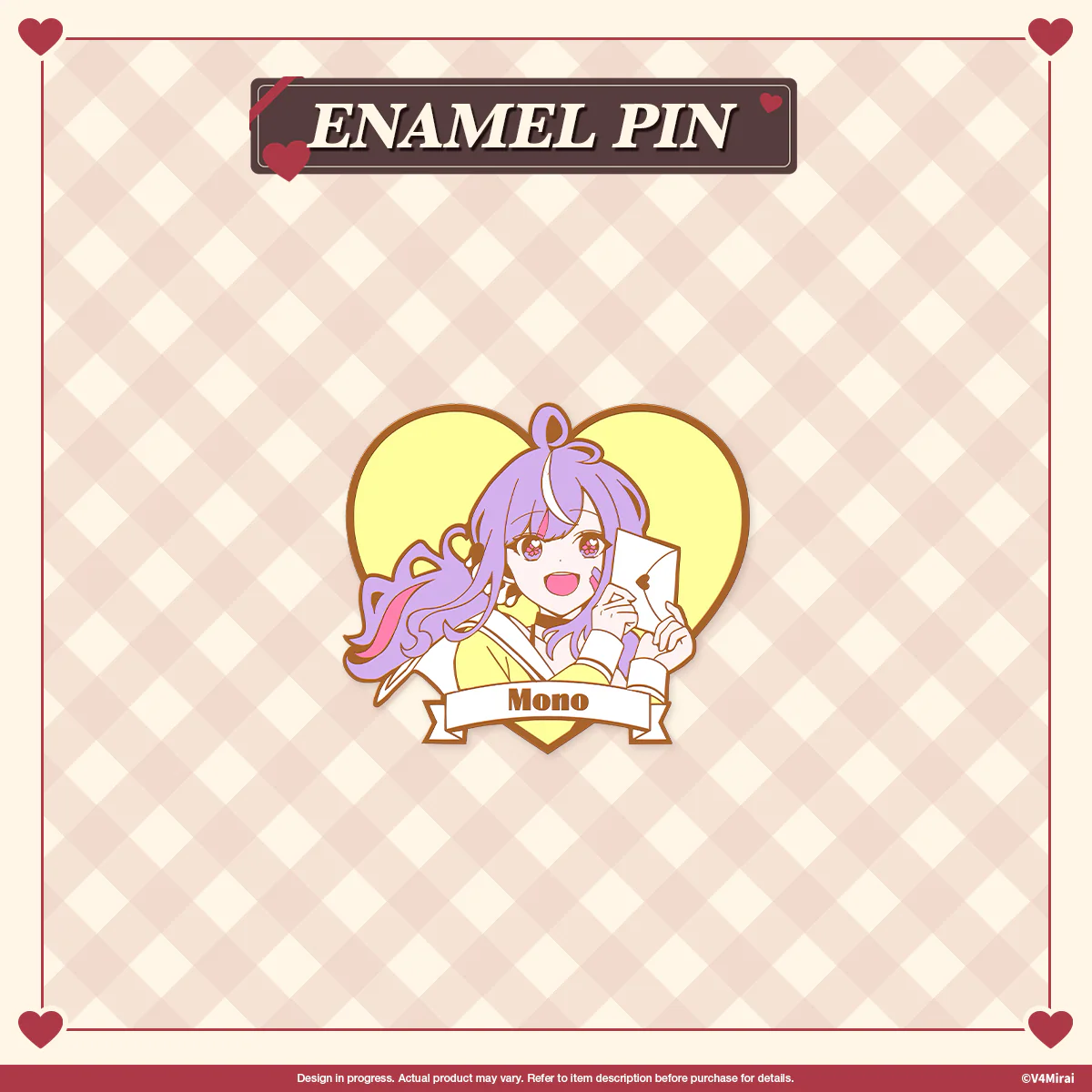 V4 Valentine 2025 - Enamel Pin - Image 3