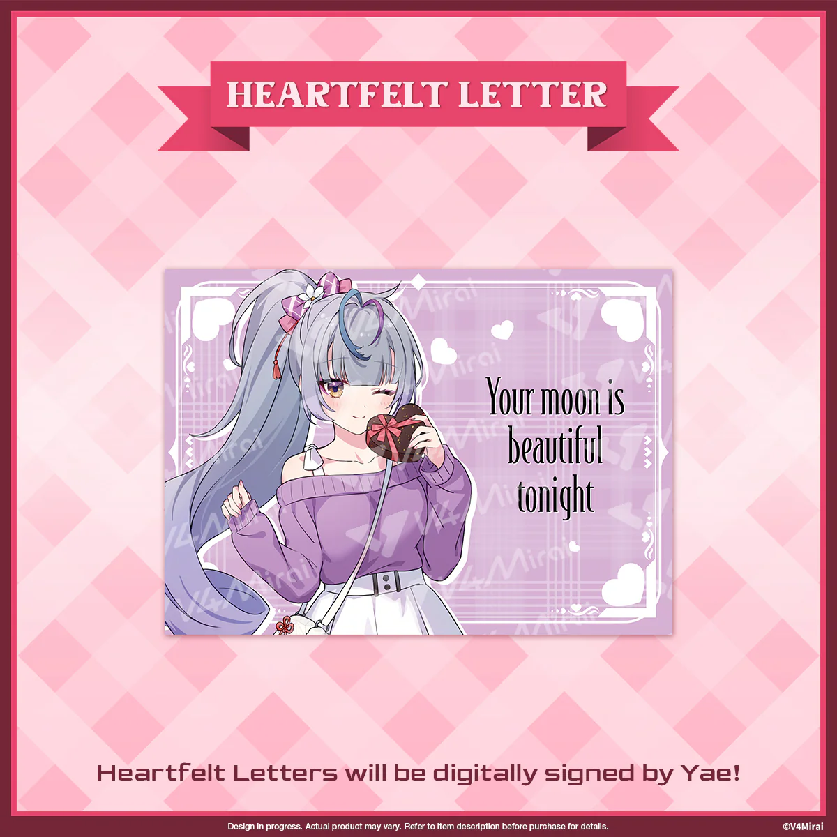A Very V4 Valentines - Heartfelt Letter - Image 3