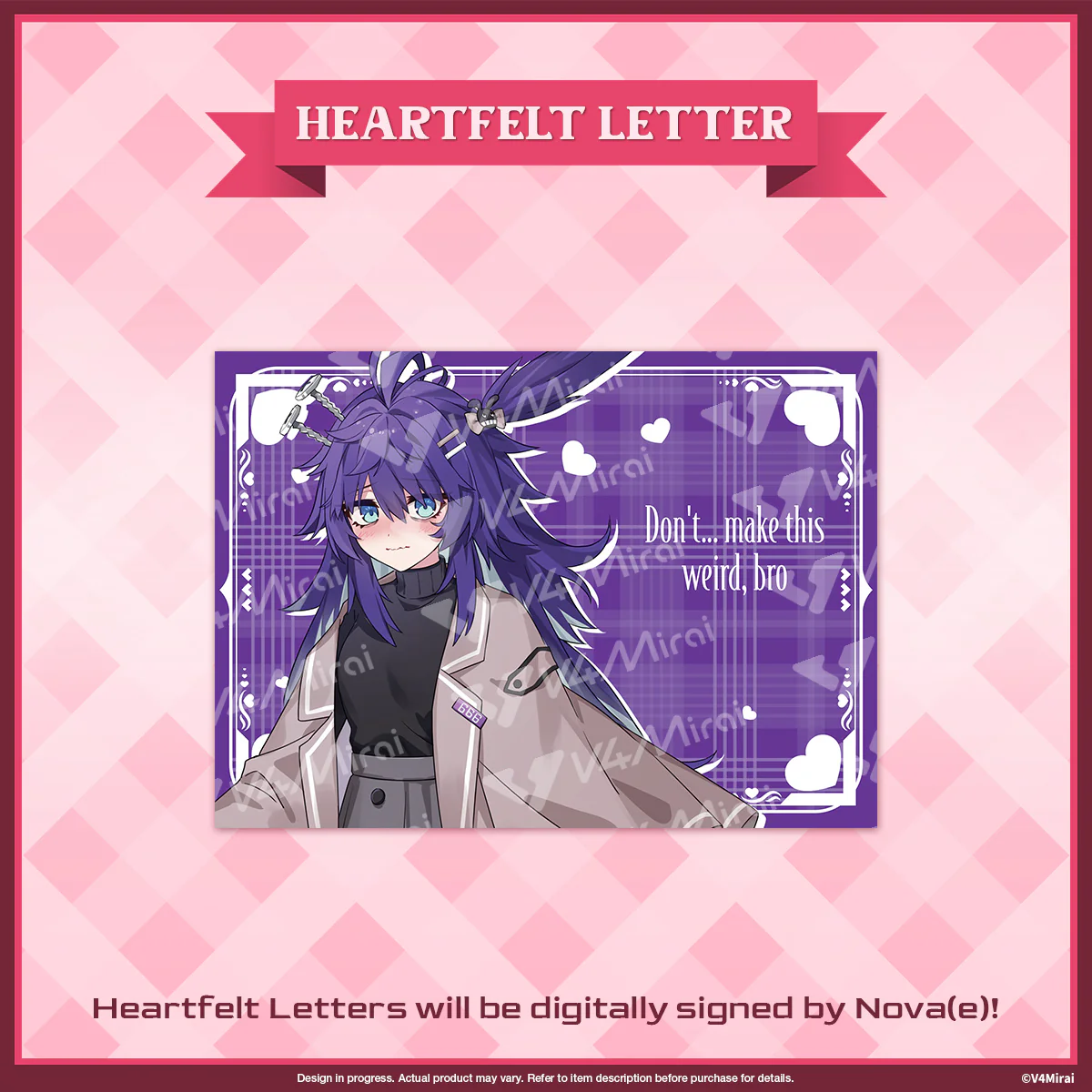 A Very V4 Valentines - Heartfelt Letter - Image 5
