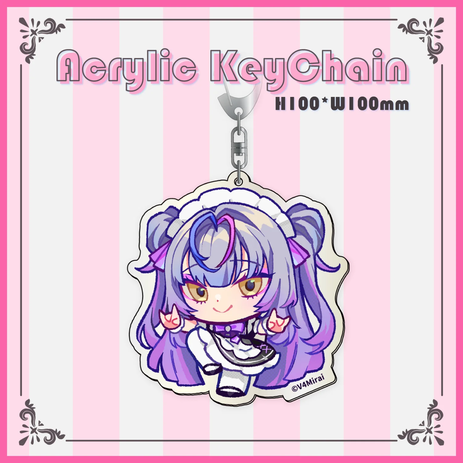 V4MaidCafe Acrylic Keychain - Image 5