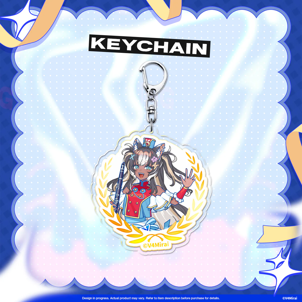 V4Mirai 3rd Anniversary Merch - Acrylic Keychain - Image 9