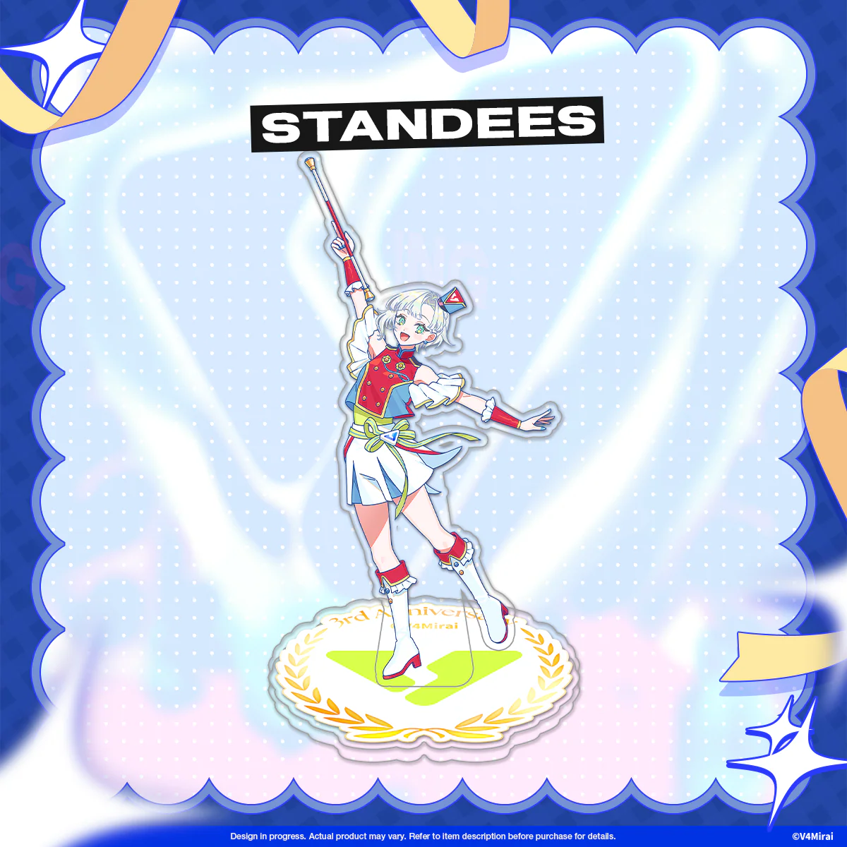 V4Mirai 3rd Anniversary Merch - Acrylic Standee - Image 12
