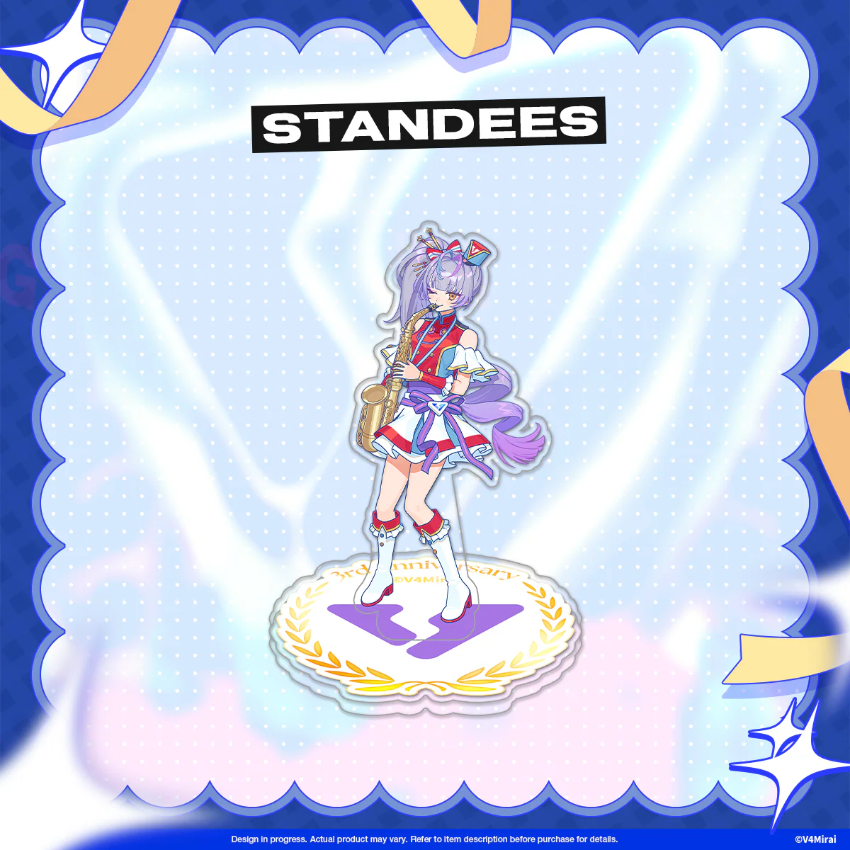 V4Mirai 3rd Anniversary Merch - Acrylic Standee - Image 2